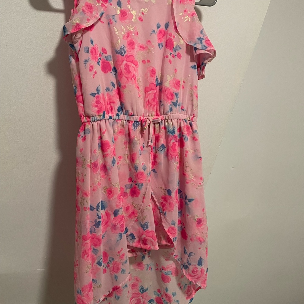 Japna Pink Floral Kids Dress